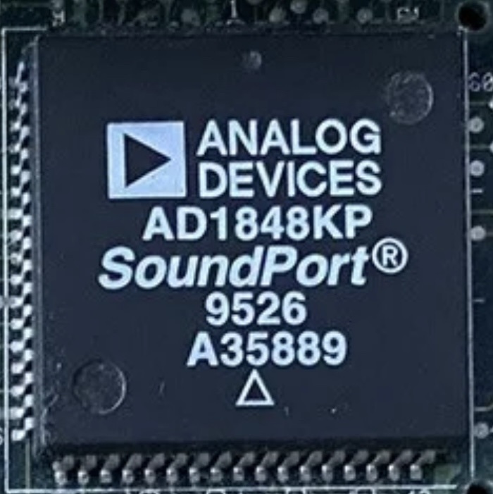 Analog Devices 16 bit SoundPort stereo codec chip