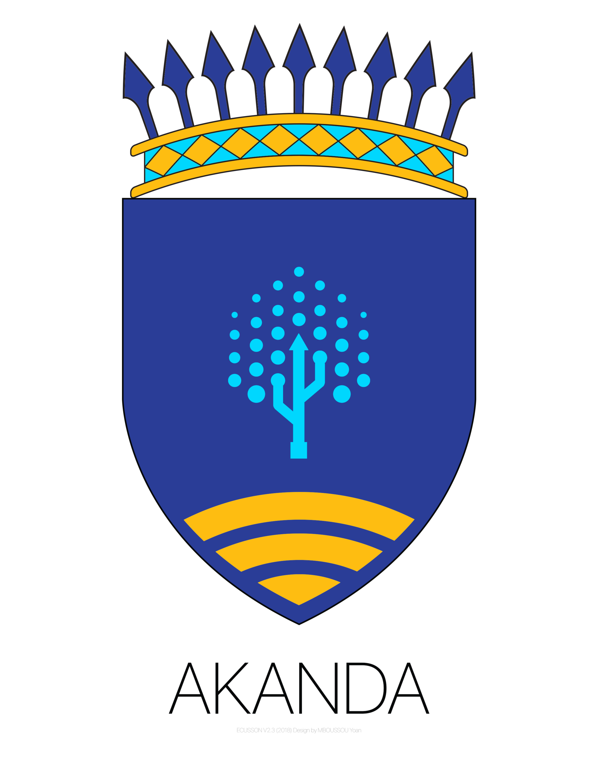 Blason de la ville d'Akanda