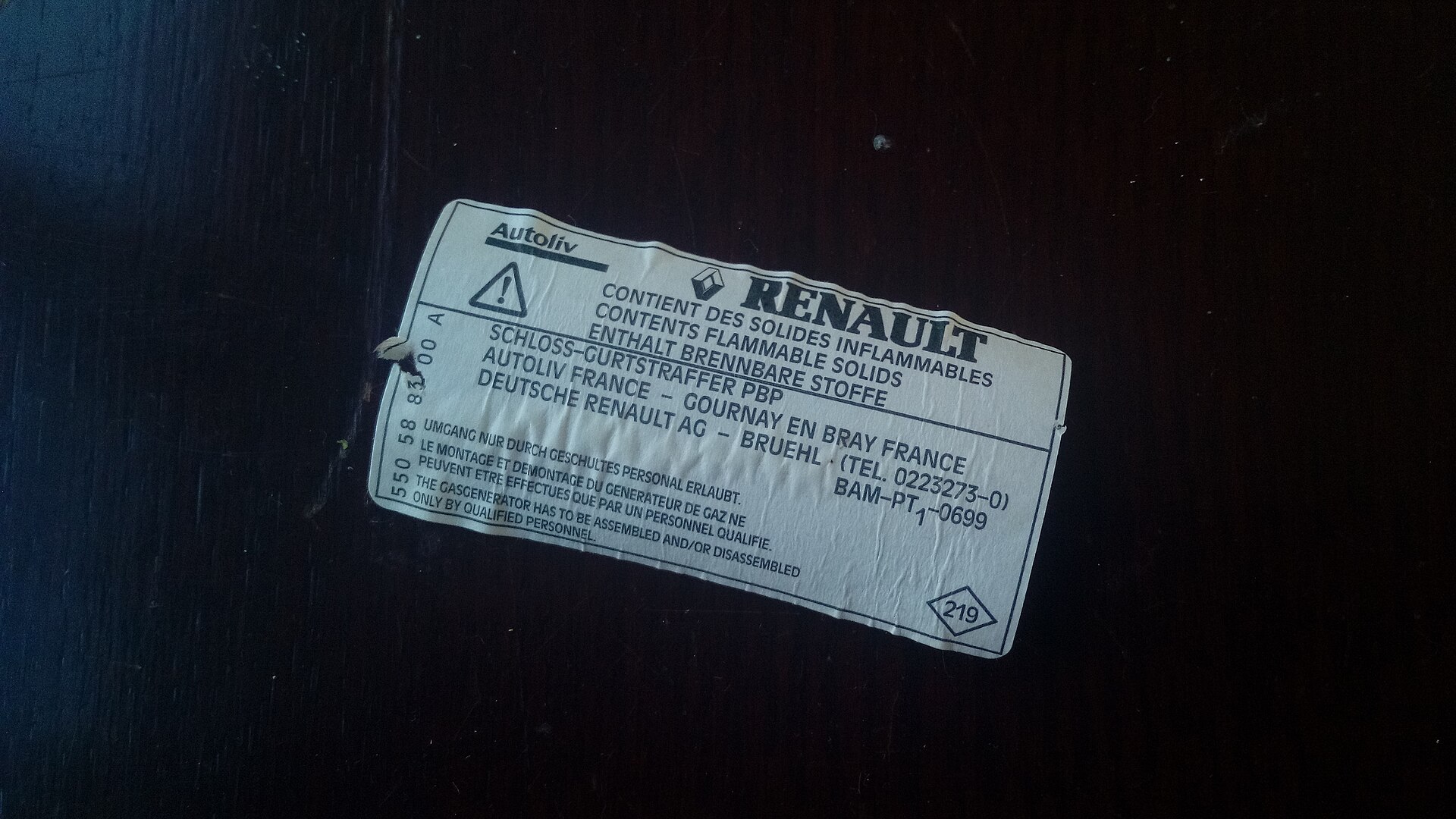 Renault Autoliv tag, Oude Pekela (2019) 01