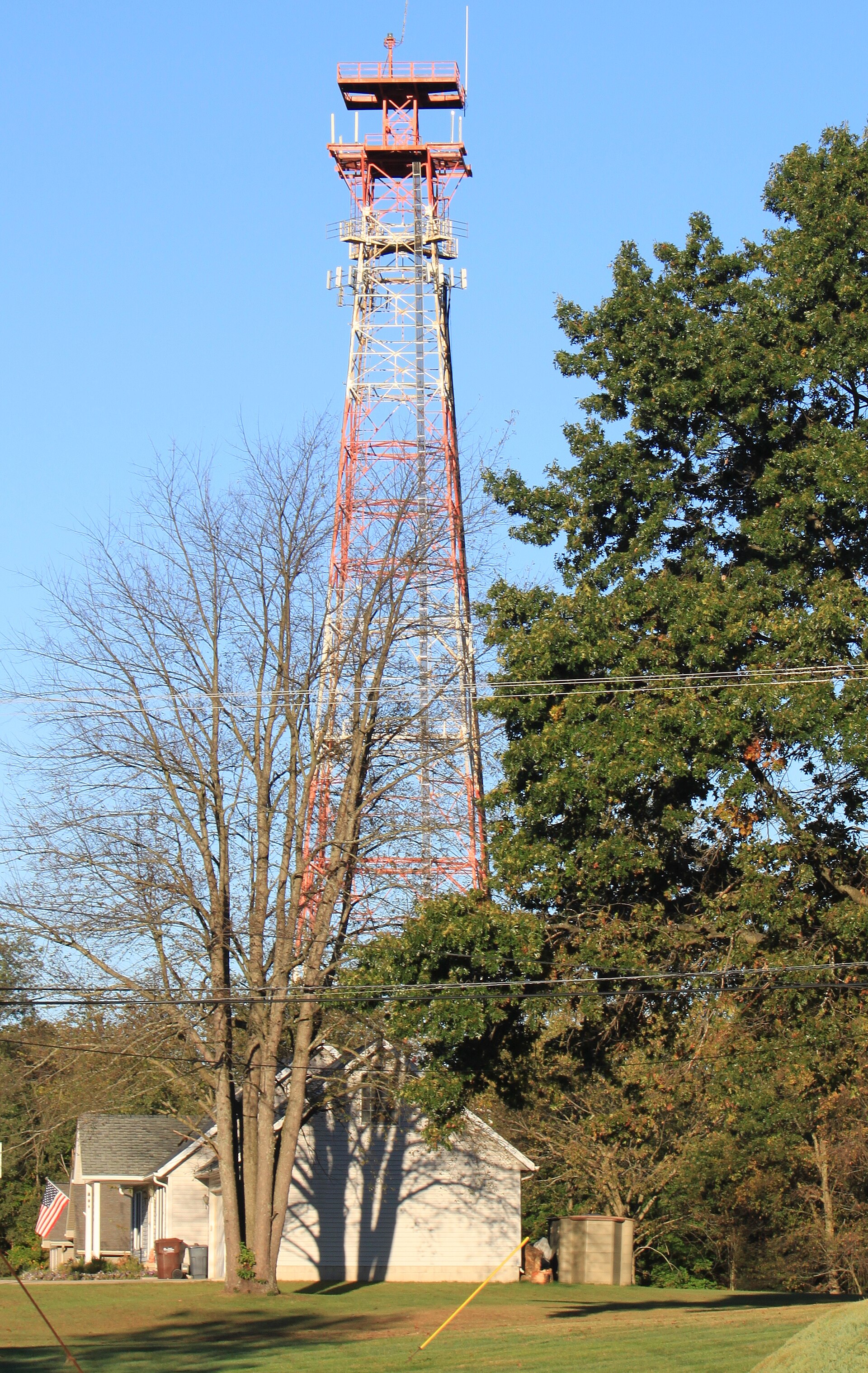 American Tower wireless tower Belleville Michigan