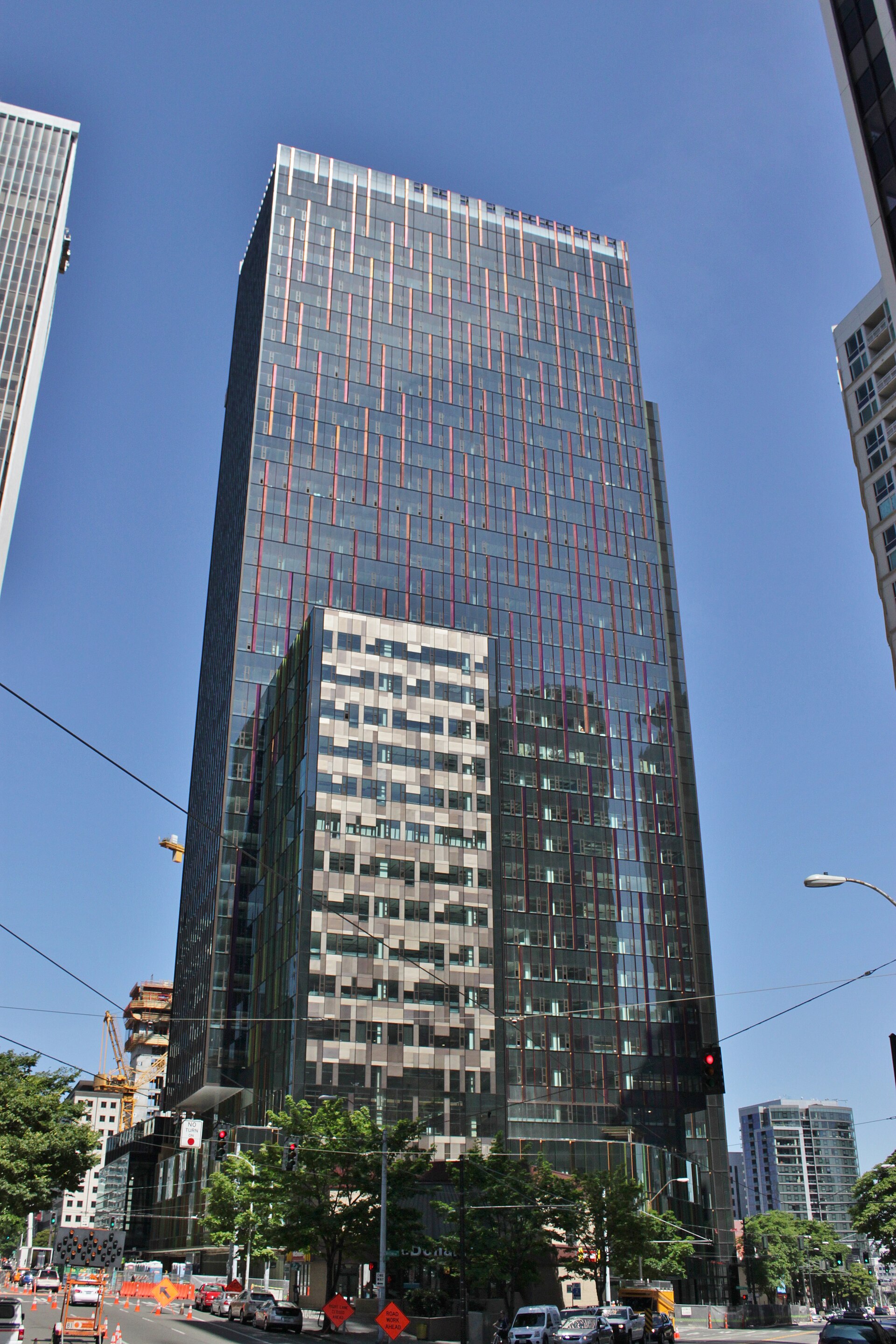 Amazon Tower I topped out, June 2015