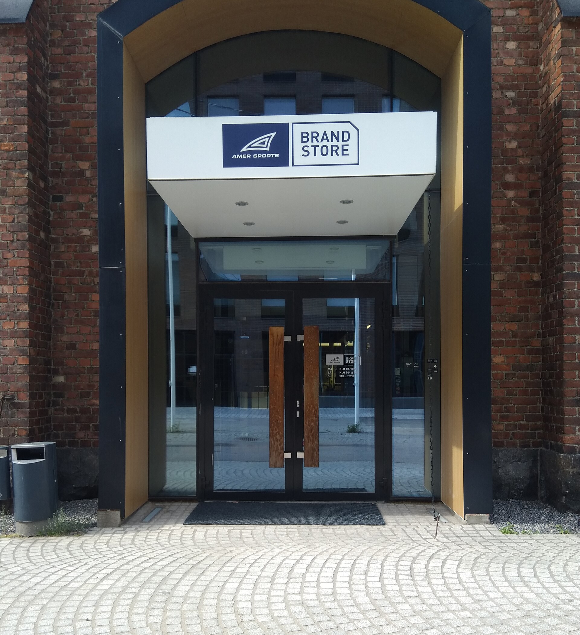 Amer Sports Brand Store Helsinki entrance