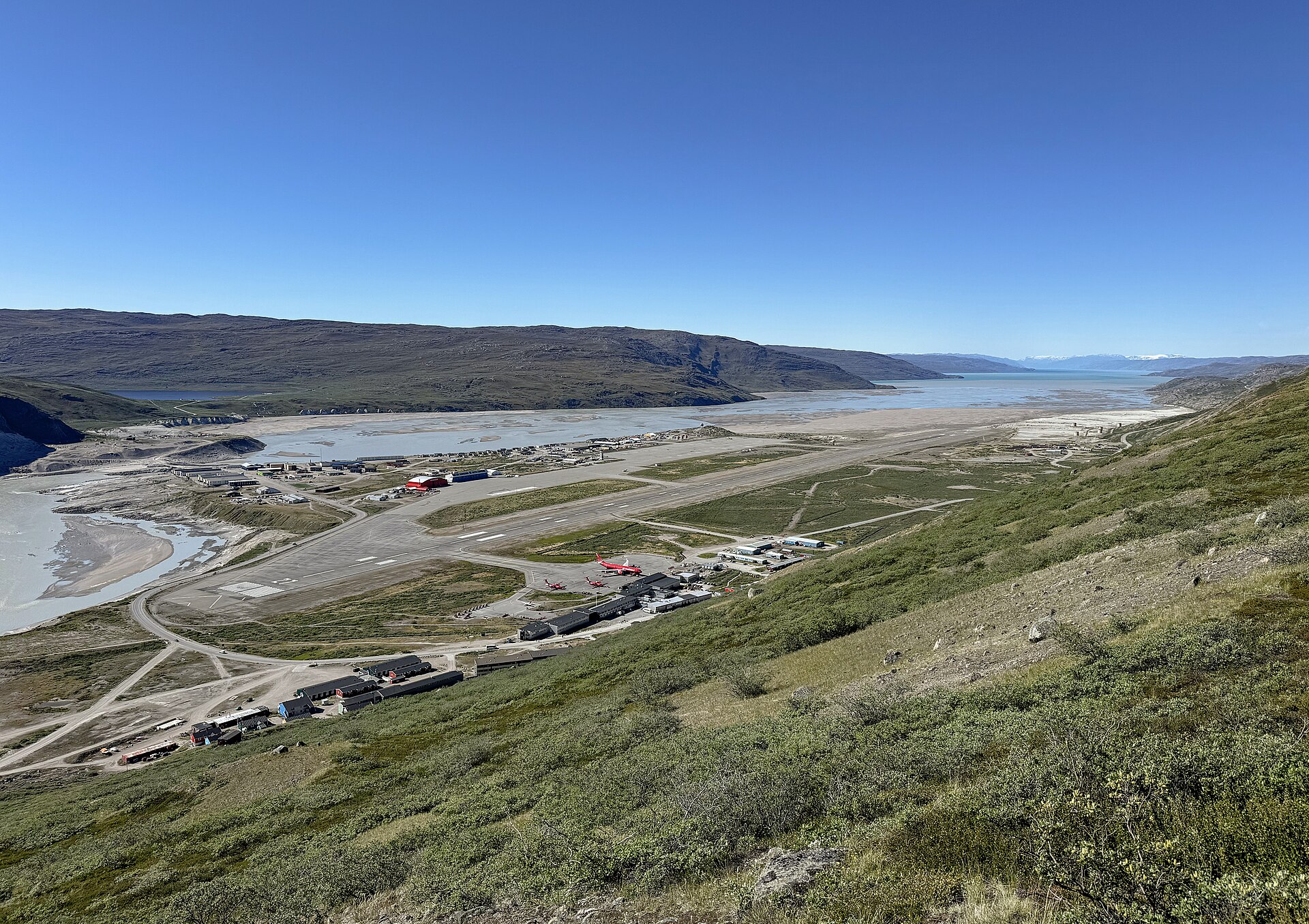 Kangerlussuaq Airport in summer 2024