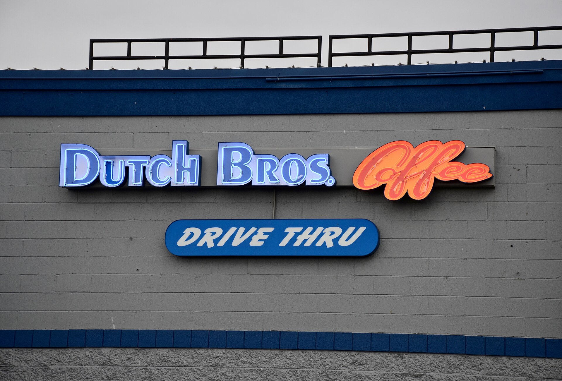 Dutch Bros. Coffee neon sign