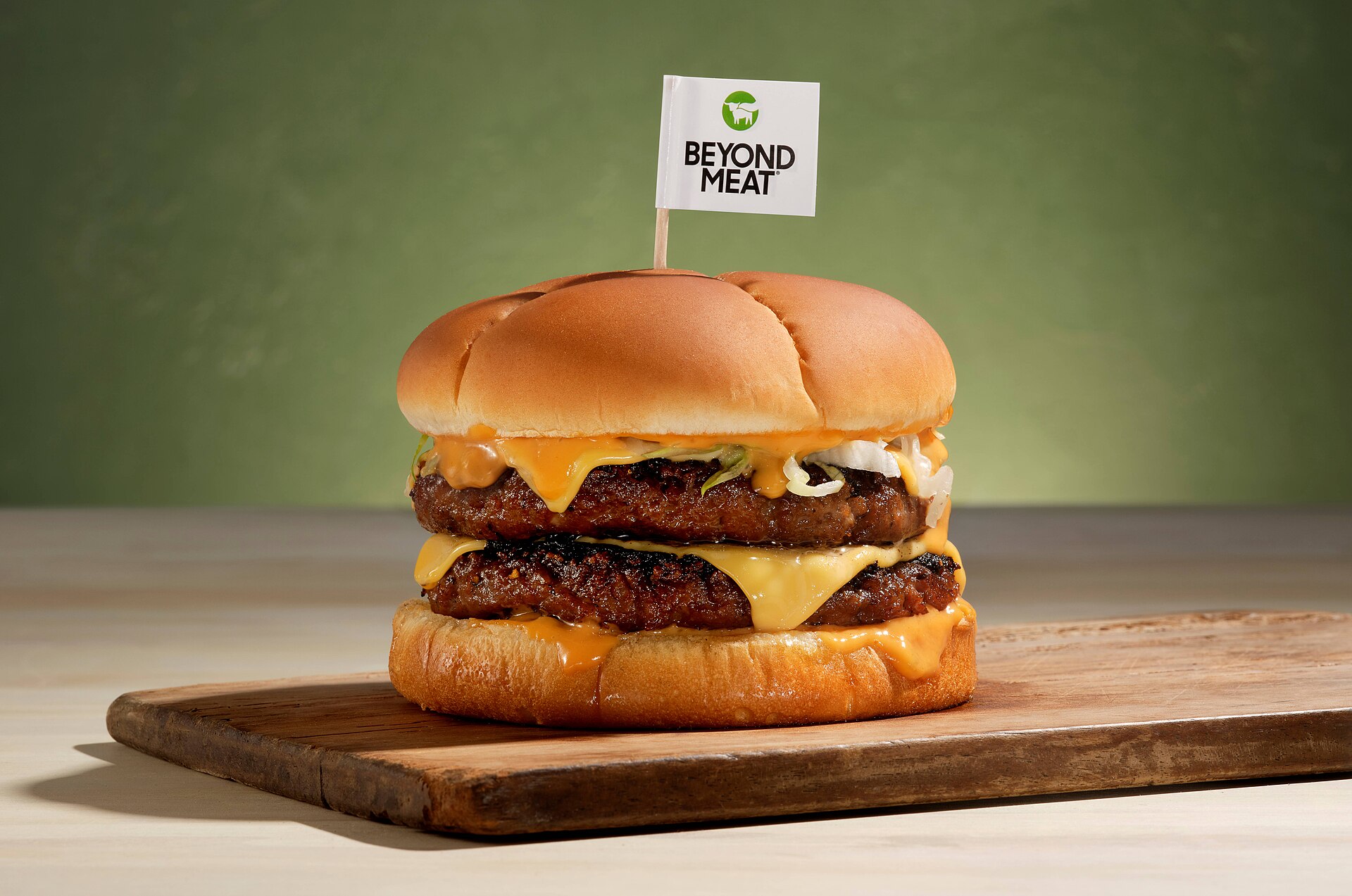 Beyond Burger with Flag