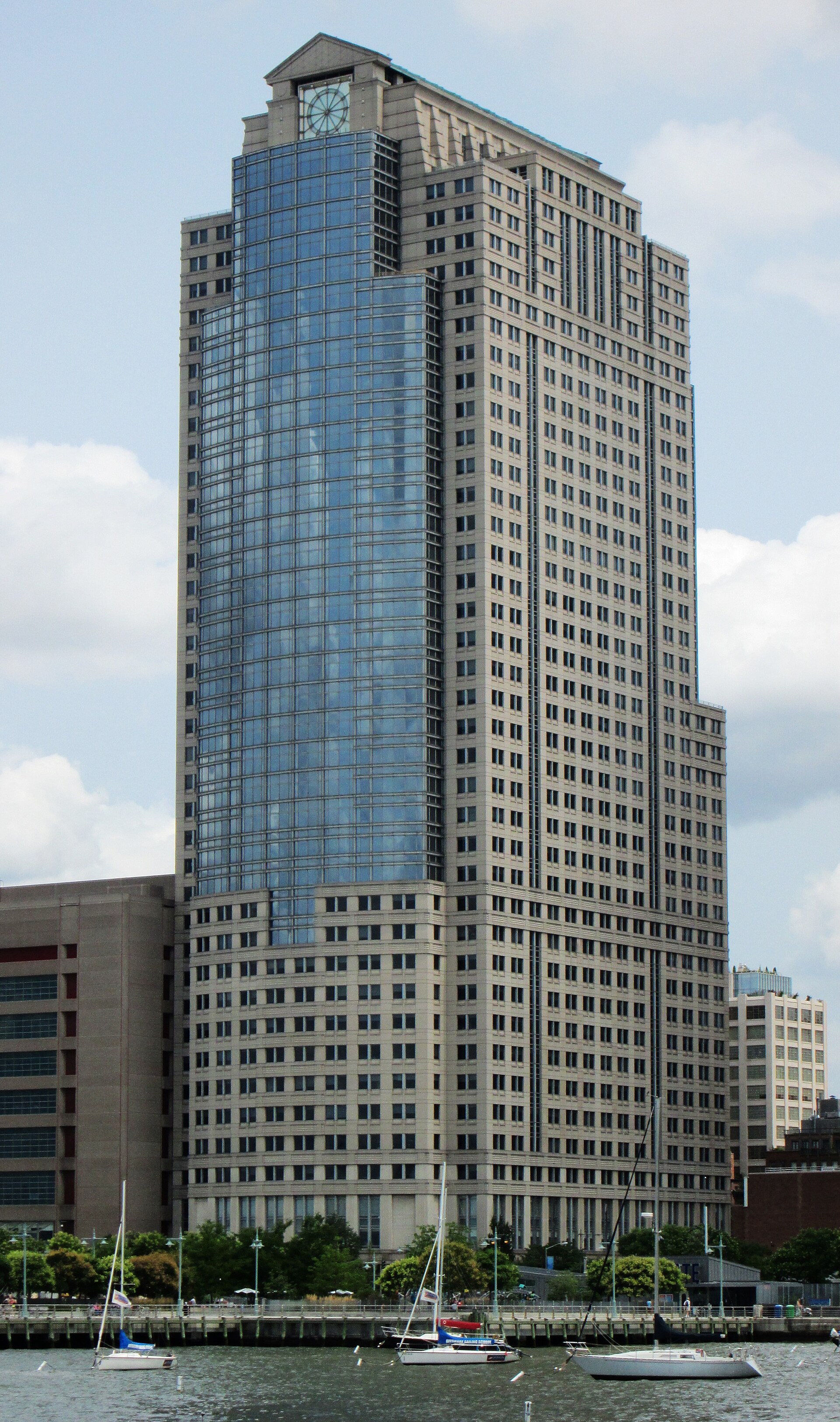 388 Greenwich Street from Battery Park City North Esplanade