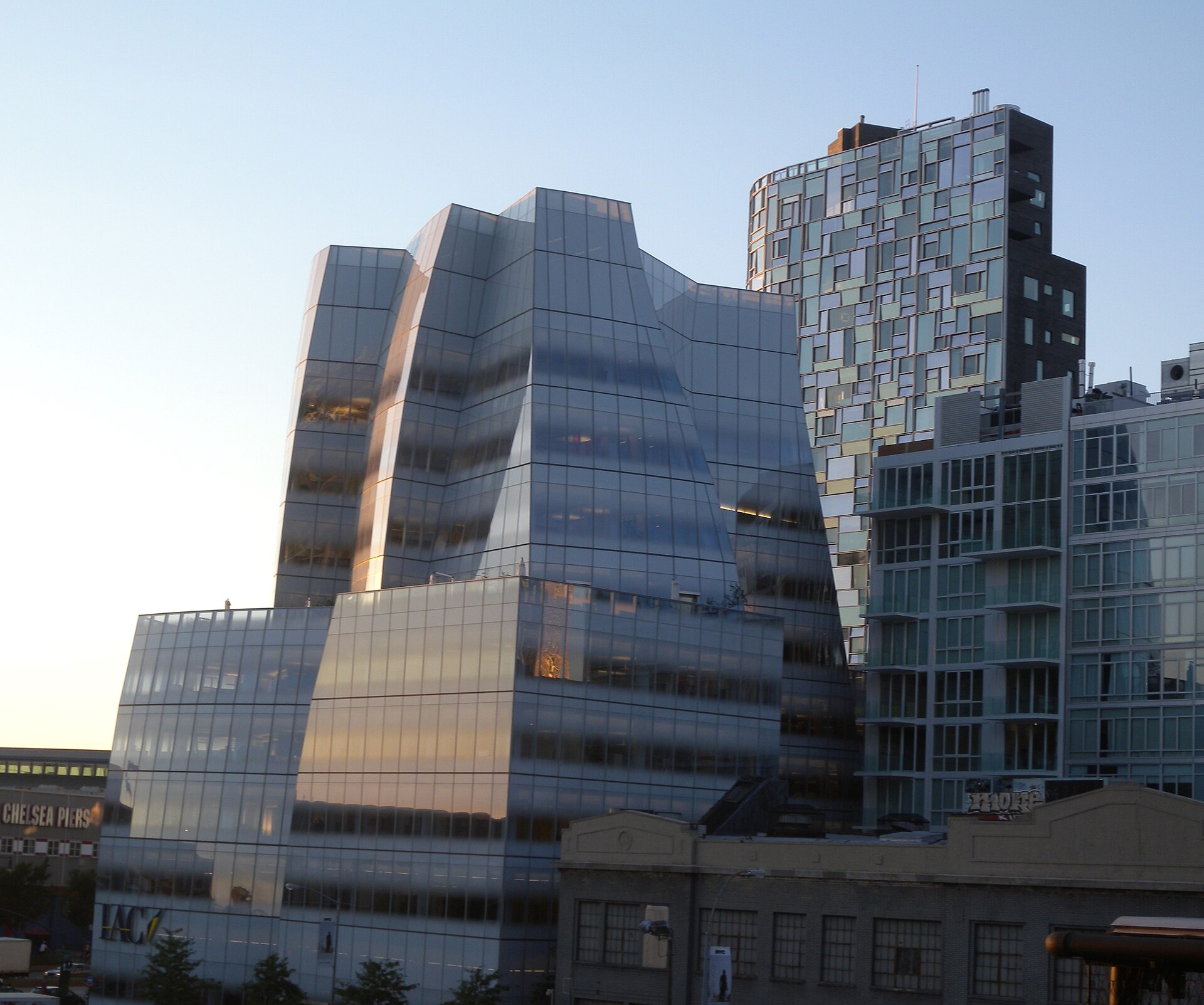 IAC Bldg from Hi Line jeh