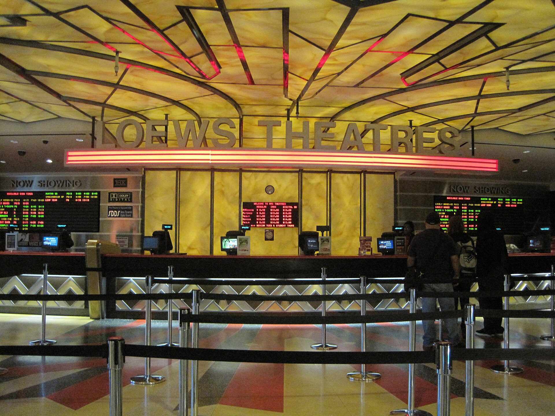 Loews Theatres box office, Metreon