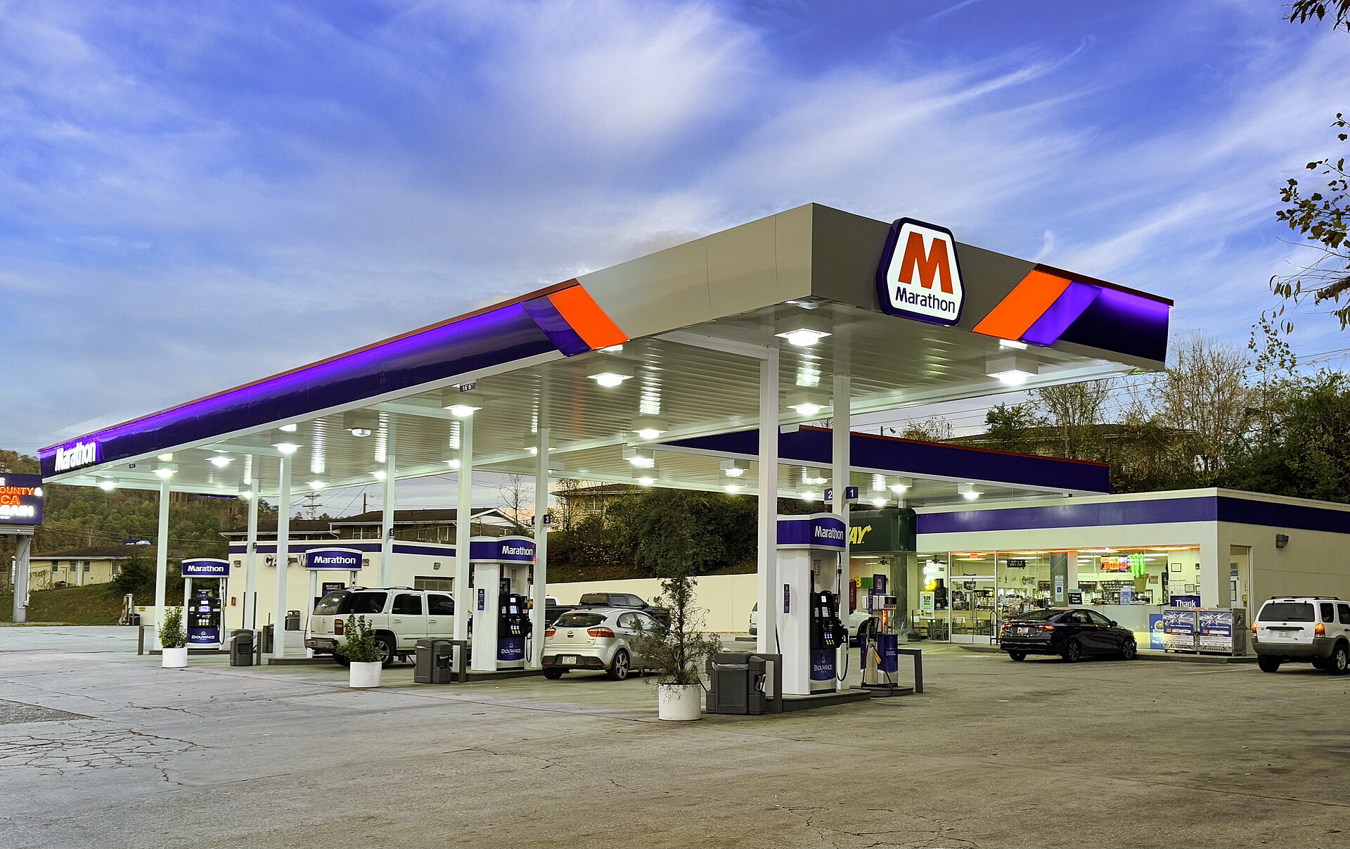 A Marathon Petroleum gas station in Murphy, North Carolina 02