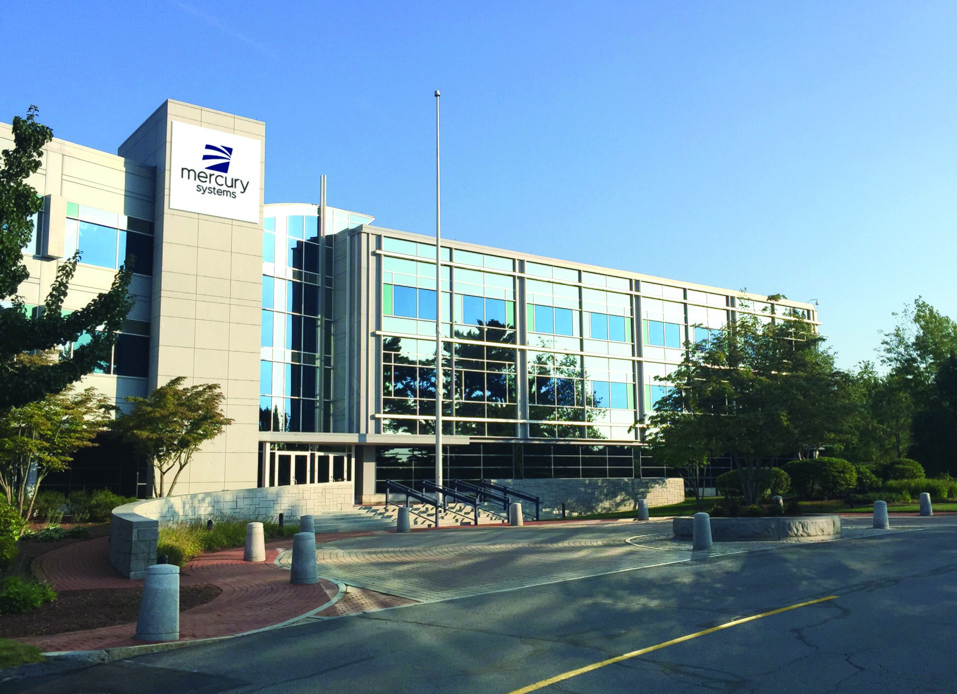 Mercury Systems Headquarters Front Entrance