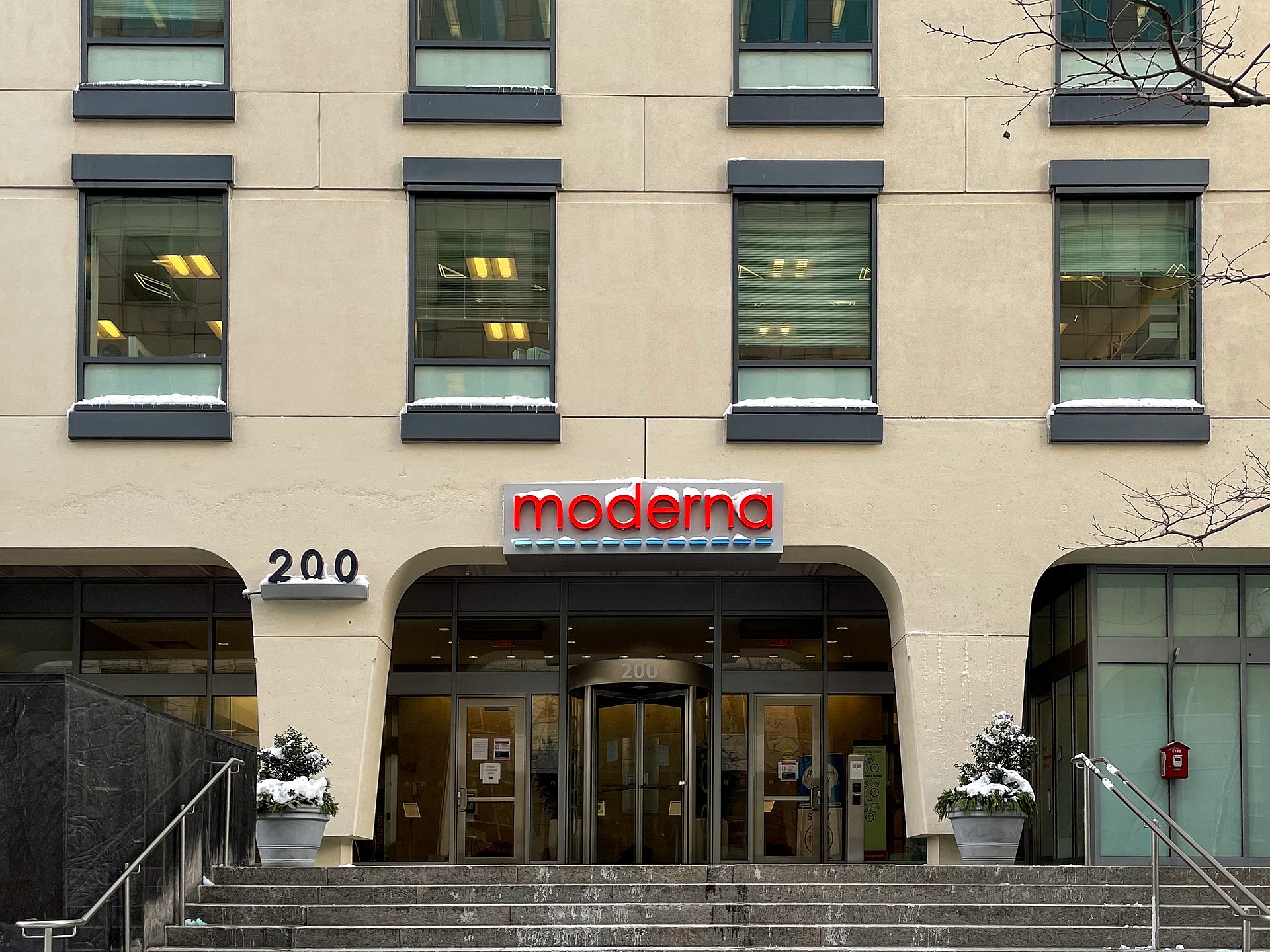 Moderna Headquarters, December 2020