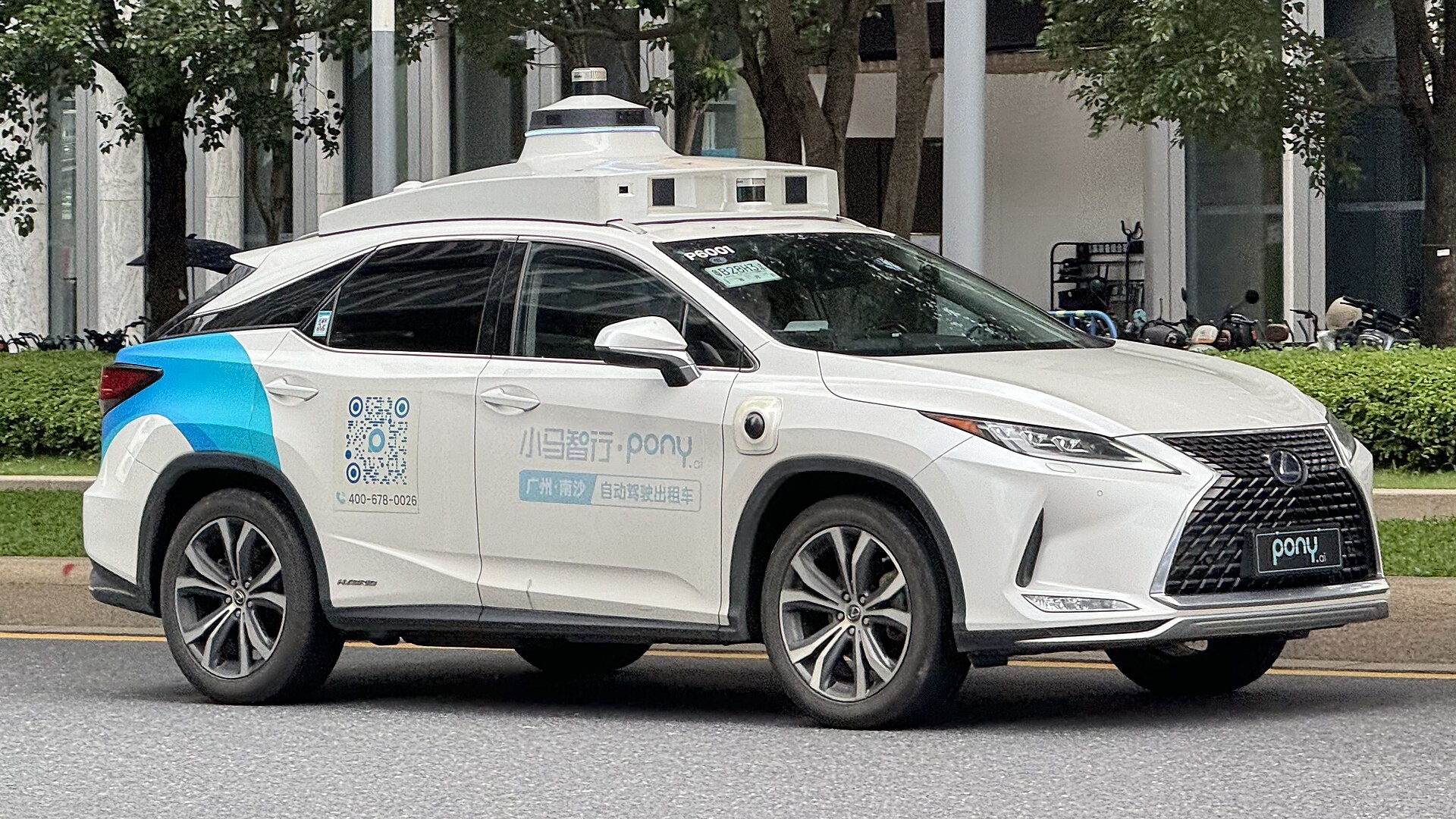 (CHN-Guangdong) Pony.ai Lexus RX450h P6001 2024-05-24