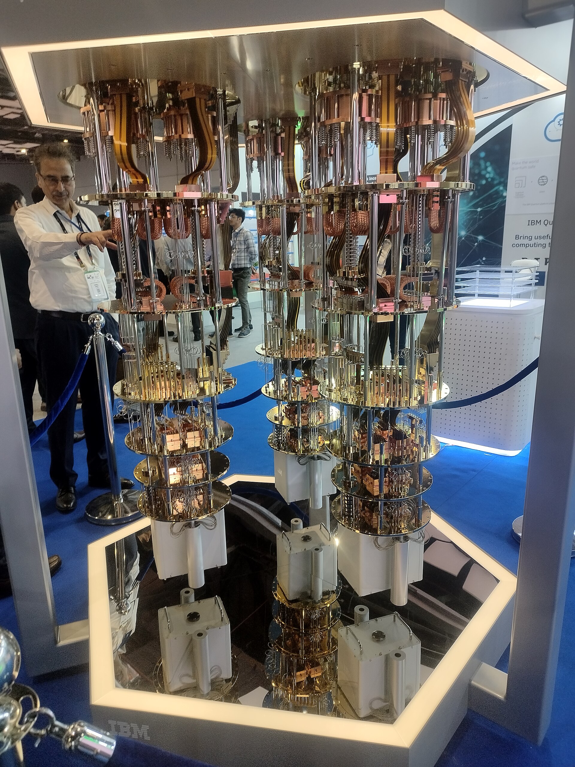 IBM Quantum Computer Demo at ITUWTSA 2024, Delhi 2