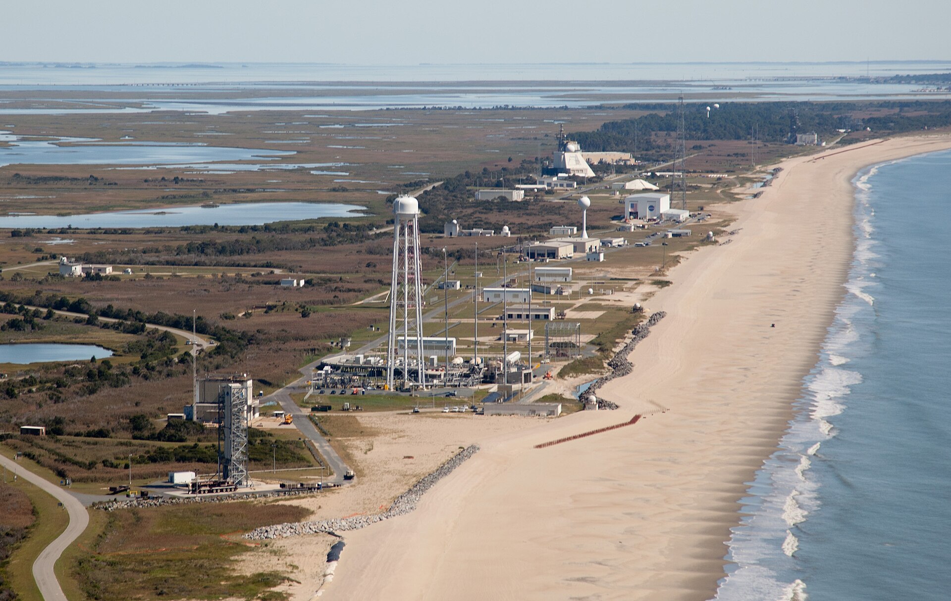 Mid-Atlantic Regional Spaceport - aerial photo