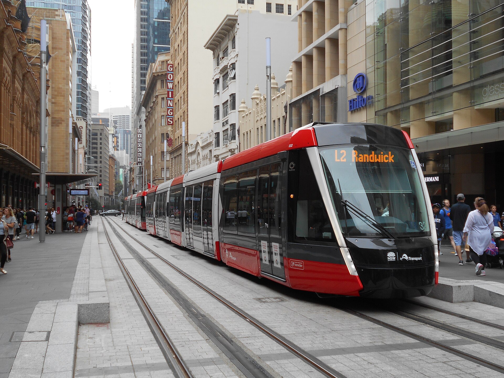 New trams operating in George street Sydney CBD - late December 2019 - 49281061742